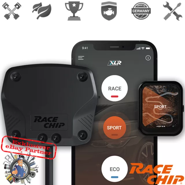 RaceChip XLR5+ App - LCD Display - Gaspedal für Mercedes (W206) C 300d 265PS