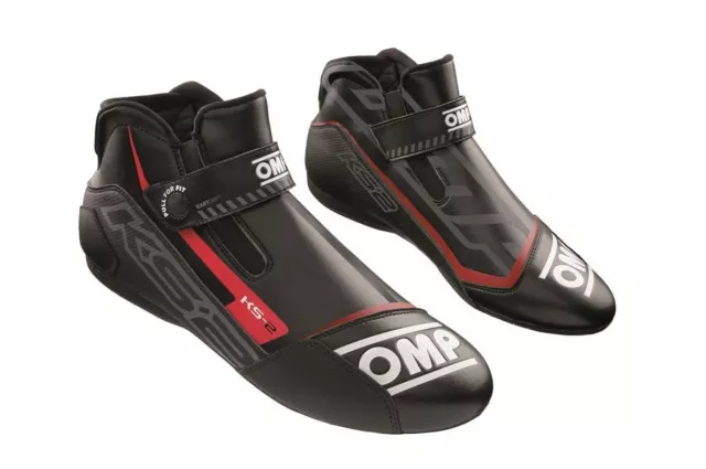 OMP KS-2 karting racing shoes BLACK kart clothes lightweight