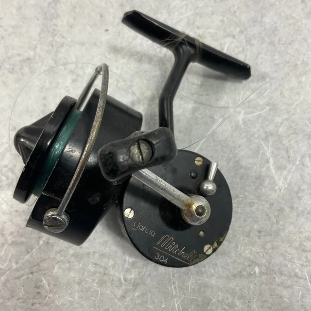 Moulinet De Pêche Vintage GARCIA MITCHELL 402 – Pour Surf-casting Et Eau Salée – Fabriqué En France – Bon état
