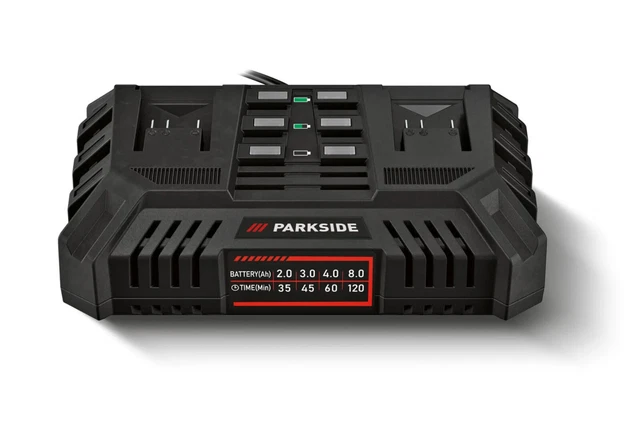 Caricatore PARKSIDE PLG 20 A3, 120W, 4,5A Per Team 20V