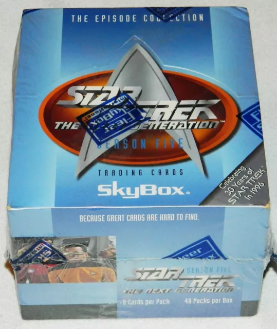 Star Trek: The Next Generation Trading Cards Season Five Skybox 1996 SEALED BOX