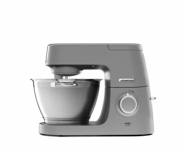 Kenwood KVC5300S Chef Elite Robot de Cuisine 1200W Splash Easy Ascenseur Argent