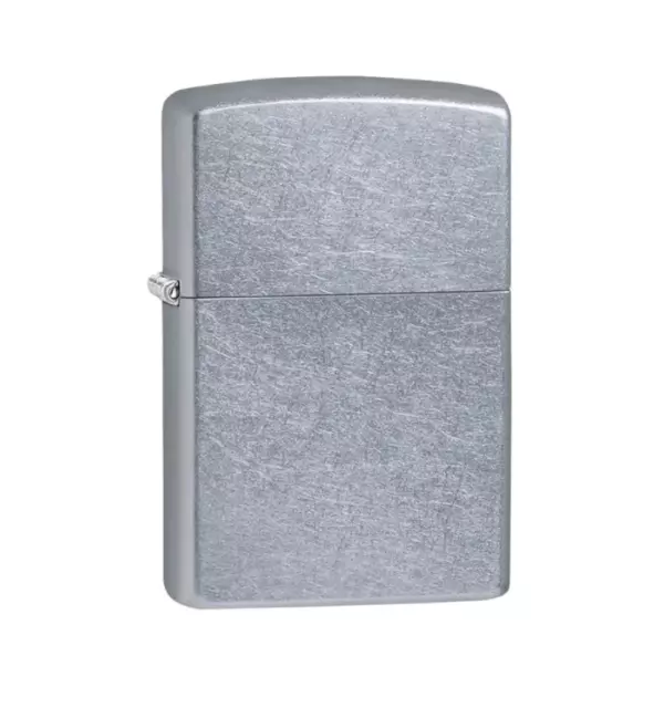 Genuine Zippo Regular Street Chrome Refillable Windproof Lighter