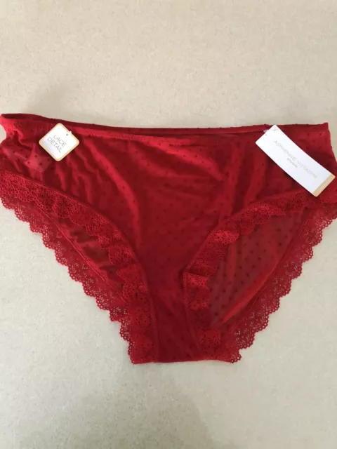 3X ADRIENNE VITTADINI Lingerie HIPSTER Knickers Size XL BNWT RRP$32 Pink  Mix £7.99 - PicClick UK