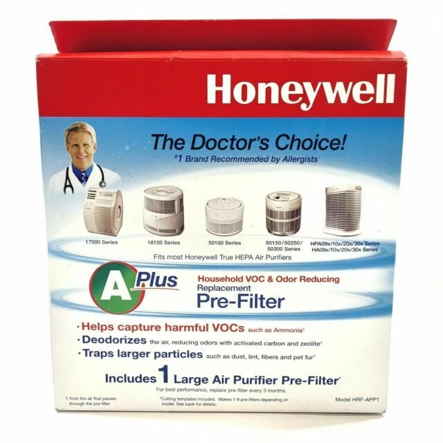 HONEYWELL GENUINE AIR Purifier Replacement PreFilter HRFAPP1 Cut Size