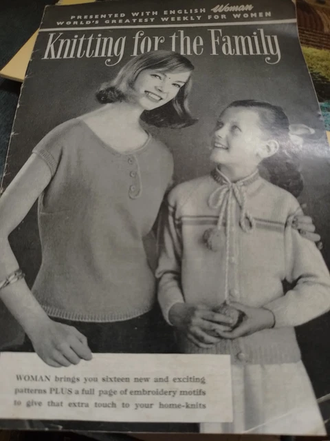 Stricken Für Die Familie Frau Vintage Publikation