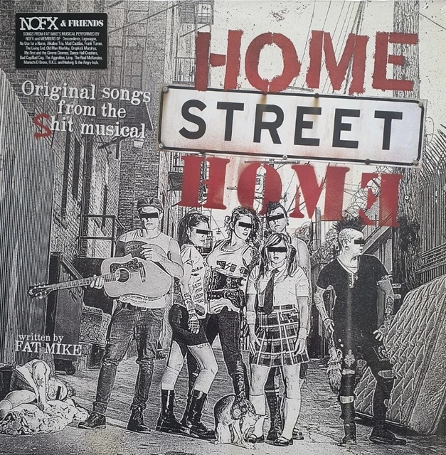 NOFX vinyle Home Street Home rare 12' LP feat Alkaline trio lagwagon + poster