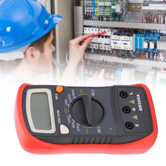 BM500A 1000V Insulation Resistance Tester Digital Multimeter With LCD Display