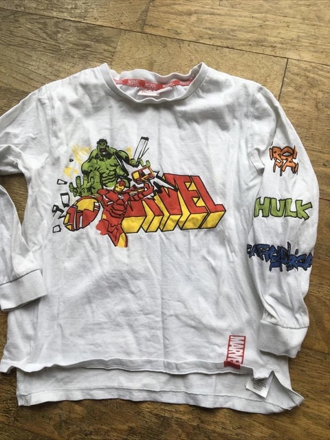 Boys Long Sleeve Marvel Top Age 5-6 Years