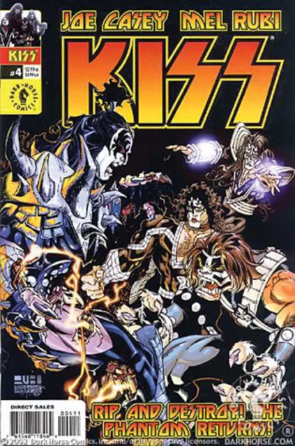 KISS	M	6271	COMIC - KISS N.04 - by JOE CASEY- 32 pages 17x26cm - USA 2002