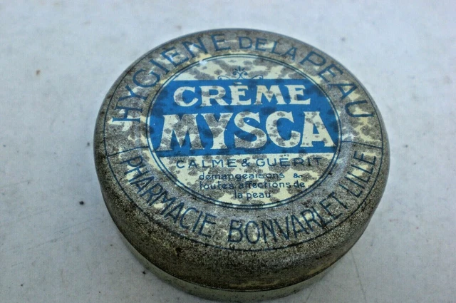 ANCIENNE BOÎTE CRÈME MYSCA Hygienne de la peau, médicament, pharmacie, EUR  3,00 - PicClick FR