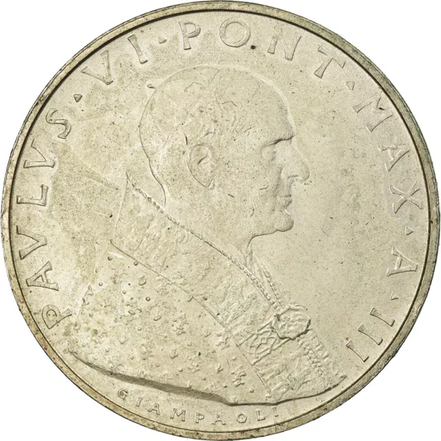 [#901227] Coin, VATICAN CITY, Paul VI, 500 Lire, 1965, MS, Silver, KM:83.2