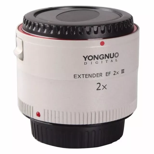 YONGNUO EXTENDER EF 2X III Teleconverter Auto Focus Camera Lens for Canon EOS EF