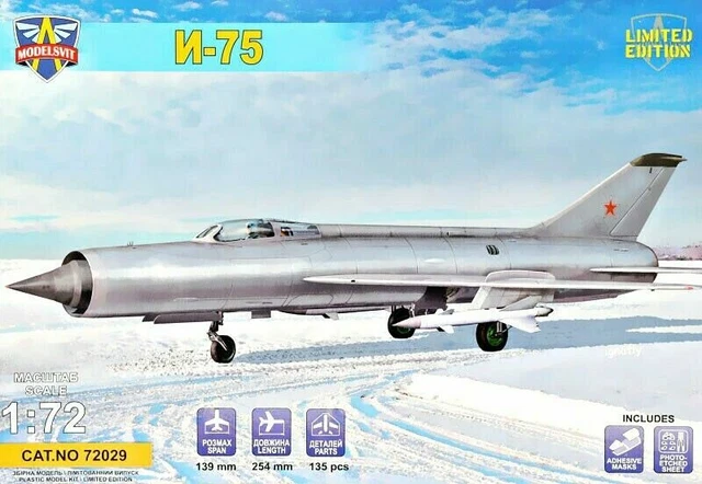MODELSVIT 72029 I-75 Advanced interceptor soviet prototype 1/72 scale £ ...