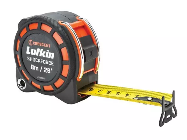 Crescent Lufkin Shockforce Doble Cara Cinta 8m/7.9m (Ancho 30mm) LUFSFDS826