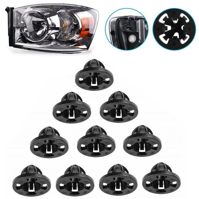 Befestigungsclips Klammern 11 Mm Halterung Rücklicht Schwarz 07-13 1500