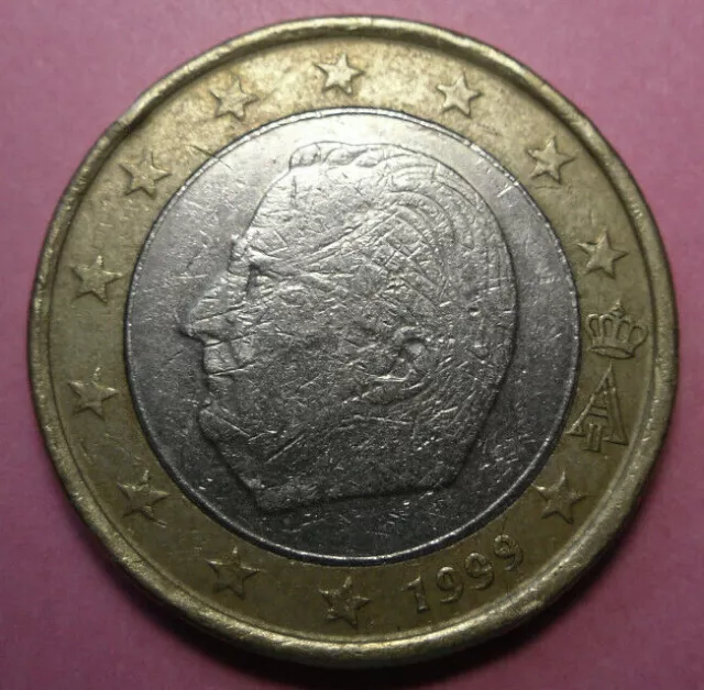 Münze 1 Euro € Belgien 1999 Kursmünze Umlaufmünze