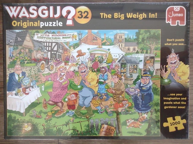 Brand New! Wasgij – The Big Weigh In! – 1000 Piece Jigsaw Puzzle – Sealed