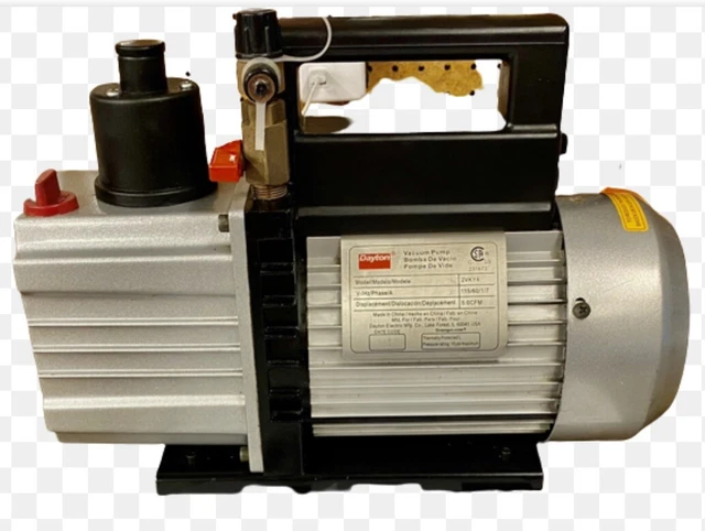Dayton 2VKY4 Refrigerant Evacuation Pump Refrig Vacuum Pump