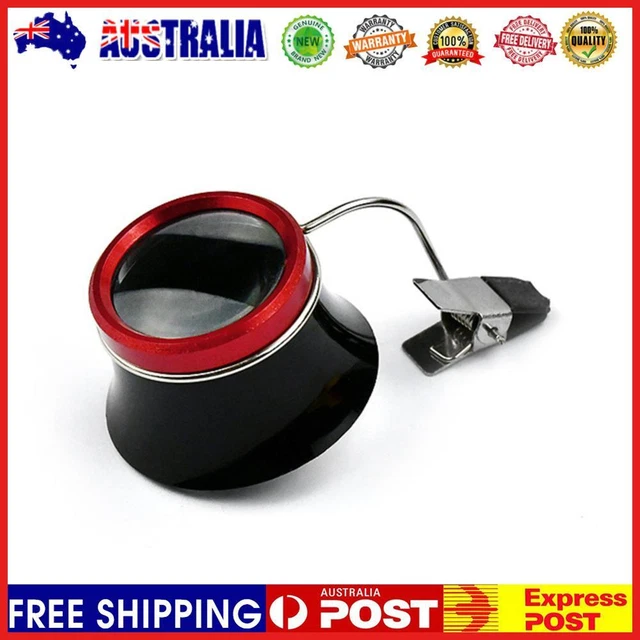 10x Clip-On Eyeglass Watch Jewelry Repairing Magnifier Glass Clearly Magnifying