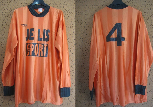 Maillot Vintage Duarig Coupe De France - 'Je Lis Le Sport' - Rouge, Taille 2x3 - Porté