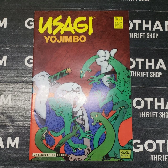 USAGI YOJIMBO #34 (1986 Fantagraphics) Stan Sakai vintage