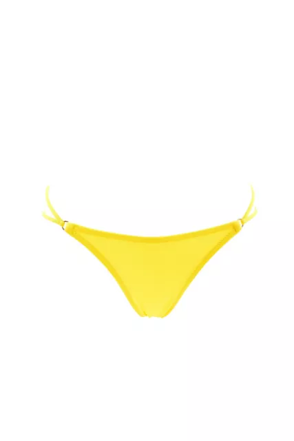 AGENT PROVOCATEUR Womens Bikini Bottoms Lemon Solid Yellow Size S