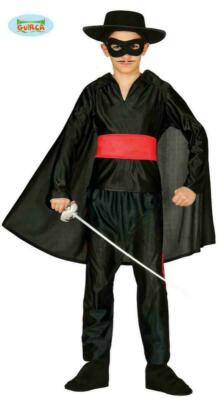 Guirca COSTUME ZORRO CARNEVALE  VESTITO BAMBINO GUIRCA UOMO BANDITO SPADACCINO 