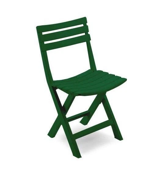 MAURY'S SEDIA PIEGHEVOLE SALVASPAZIO WOODY IN COLORE GRIGIO CHIARO