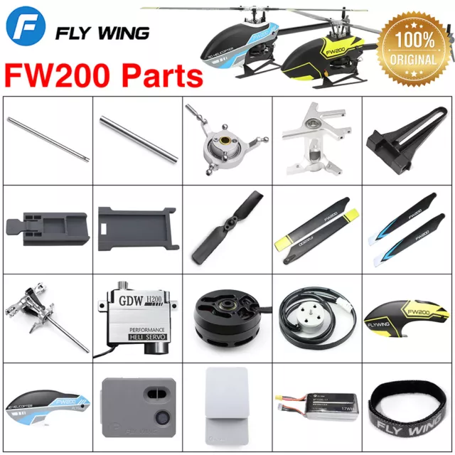 FLYWING FW200 RC Helicopter Parts Factory Battery Install Plate Tail Blade Strap