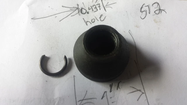Swivel Pad C-Clamp With Retaining Clip – 0.315 Hole, 1 Pad, Unbranded/Generic