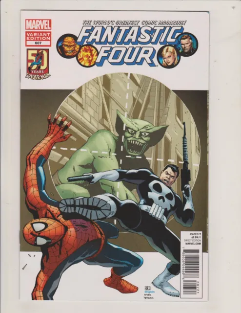 Fantastic Four #607 Marvel 2012 Khoi Pham 1:25 Spiderman 50Th Variant Punisher