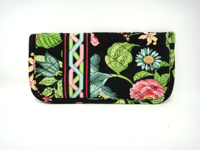 VERA BRADLEY Quilted Eyeglass Case Cover BOTANICA Colorful Retired Pattern