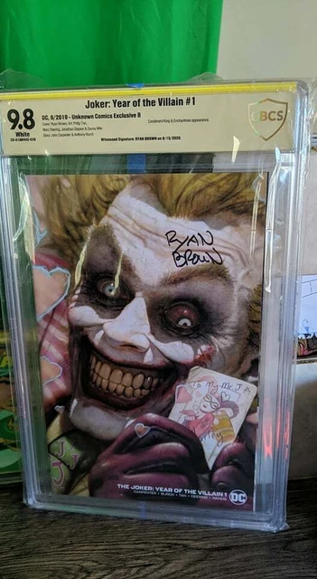 Joker Year of the Villain #1 CGC 9.8 Brown Virgin Variant Unknown Comics