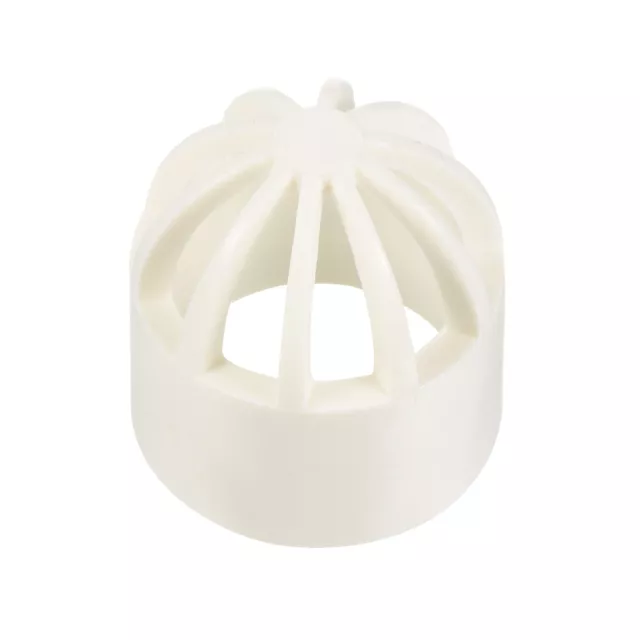 1Pcs 20mm ID Tank Filter Guard Cover Round PVC Intake Strainer Net Cap White