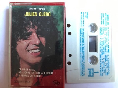 julien clerc CASSETTE K7 TAPE 24 