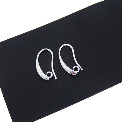 6 Pairs Silver Brass French Earring Hook Ear Wire Dangle Jewelry Making 19*10mm