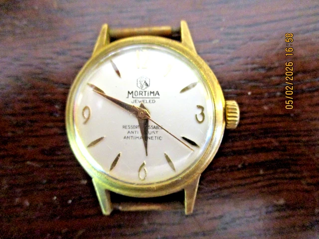 Montre Mécanique Vintage Mortima Cattin 64-C - Occasion - Sans Marque Générique