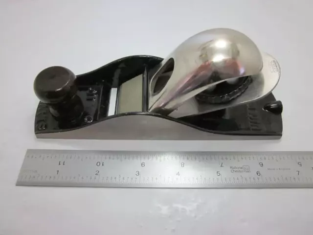 STANLEY Block Plane No. 110 Type Wood Knob 7" Made in USA NOS