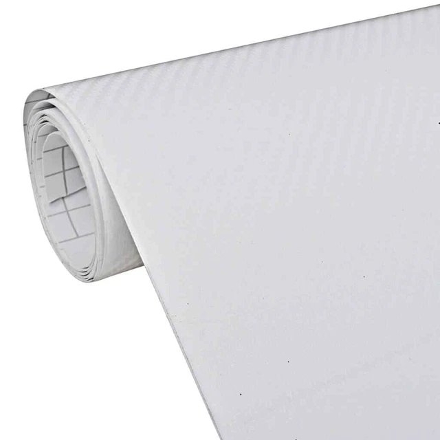 Vidaxl Pellicole per Auto 2 pz 3D Bianco 100x150 cm