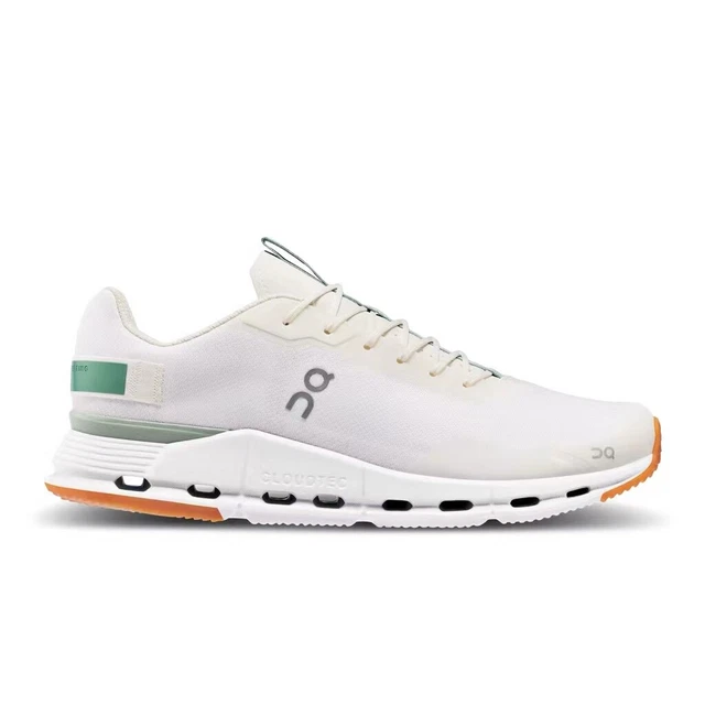 Men's On Cloudnova Form Running Shoes -  White /Green