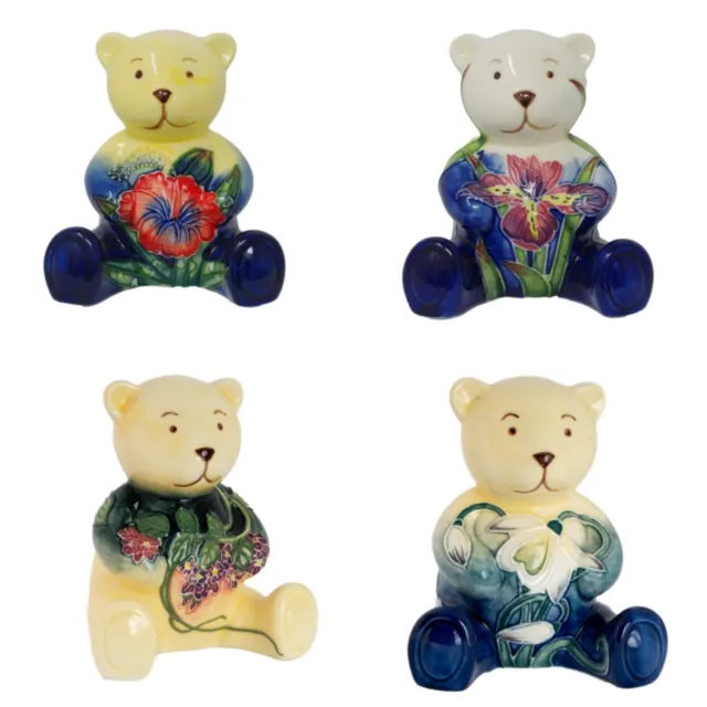 Old Tupton Ware Ceramic Floral  Teddy Bear Figurine