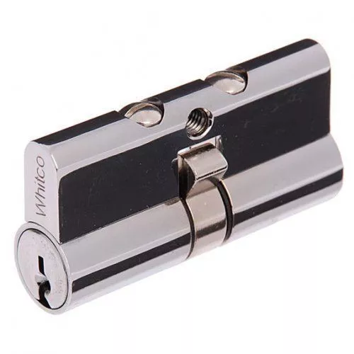 Whitco W842500 Euro Cylinder Lazy Cam 5 Pin Screen Door Lock CP Keyed Alike