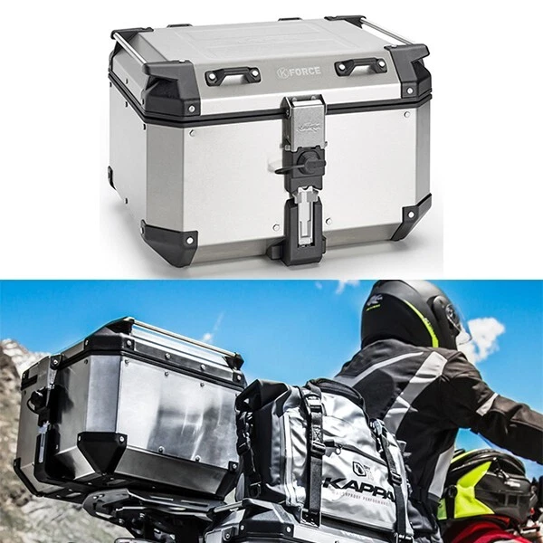 Valigia Kappa Kfr480A Force Alluminio + Attacco Givi Sra5127 Bmw F 750 Gs 18-23