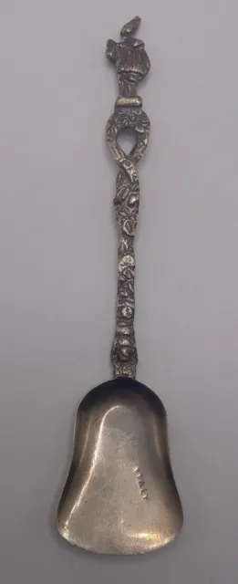 Vintage Shovel Style Ornate Spoon, 5-1/2" X 1-1/4",  Made In Italy