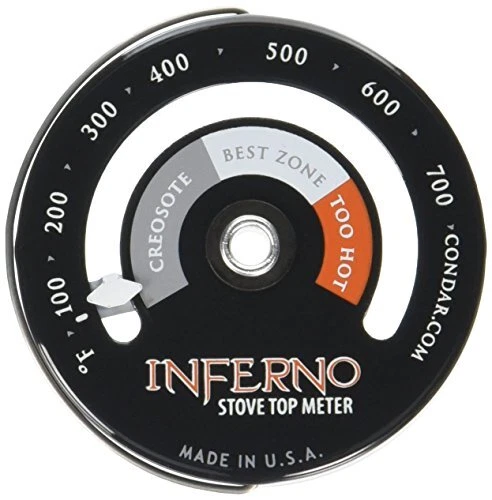 Inferno Stove Top Meter 3-30 Thermometer Measures Temperatures On Stove Top		...