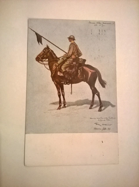 Cavalleggeri Vittorio Emanuele Ii° - Cartolina Viaggiata 1924