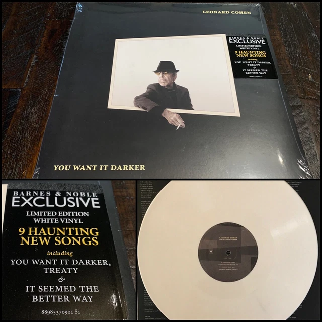 LEONARD COHEN You Want It Darker LP White Vinyl SEALED-nick drake tom waits