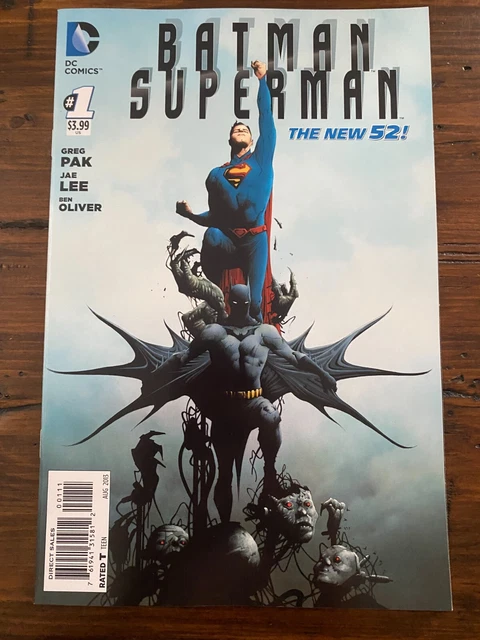 2013 BATMAN/SUPERMAN #1 New 52 9.6 NM+ Jae Lee Cover