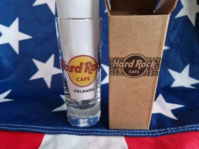 HRC Hard Rock Cafe Orlando Classic Logo Shot Glass Shotglass New ovp